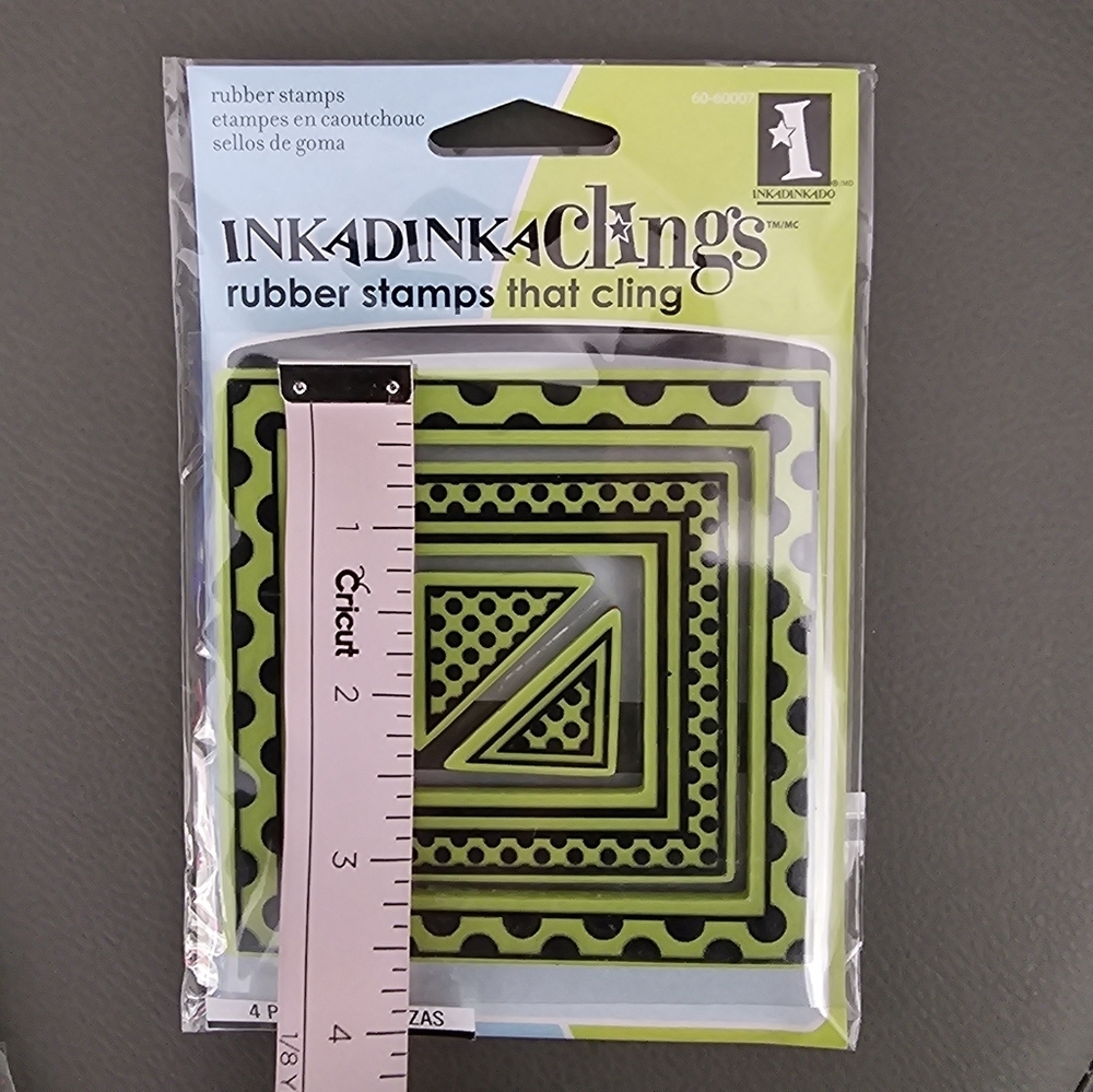 Inkadinkado Clings Rubber Stamps 3 Pack - Picture 7 of 12